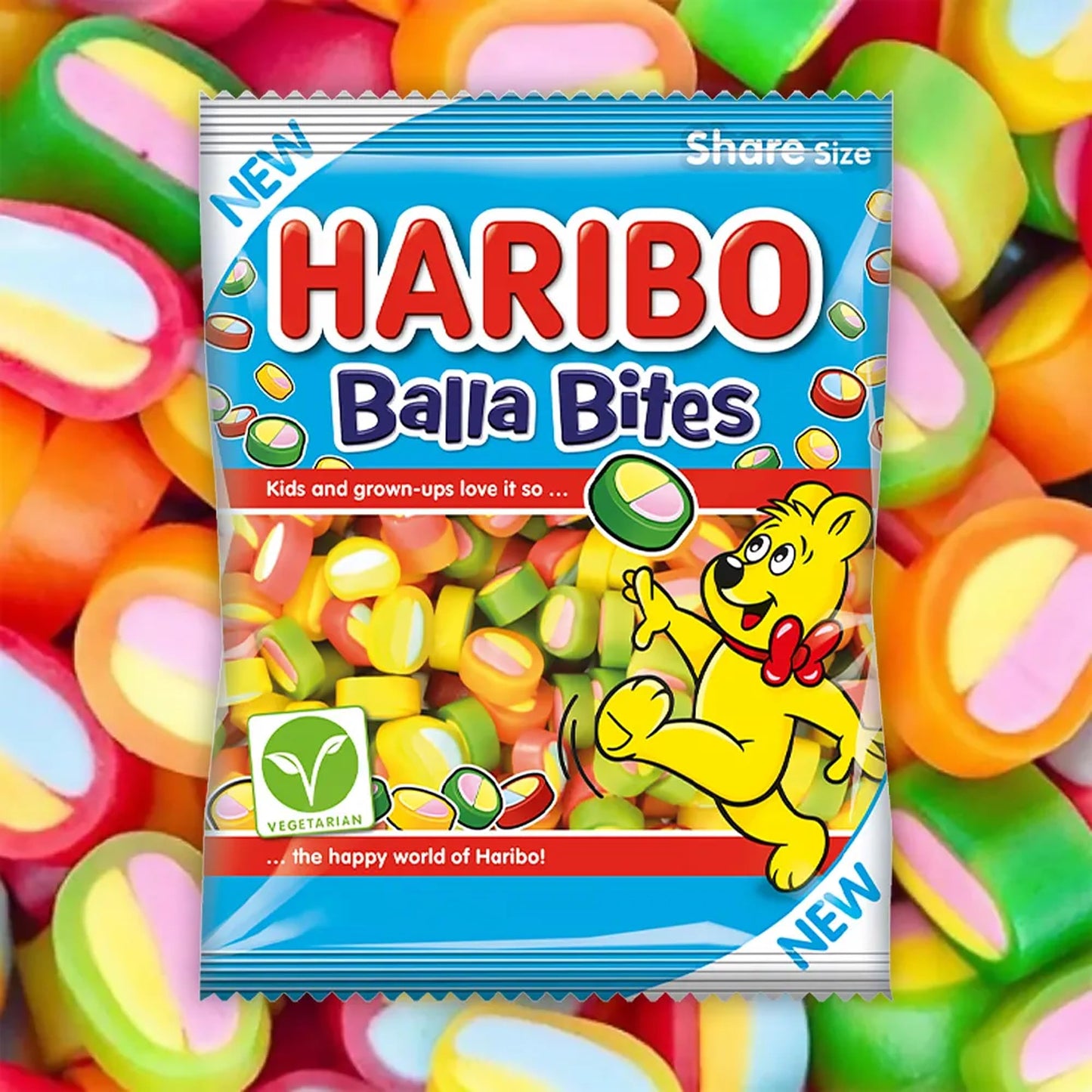 HARIBO Balla Bites 140g (Pack of 12)
