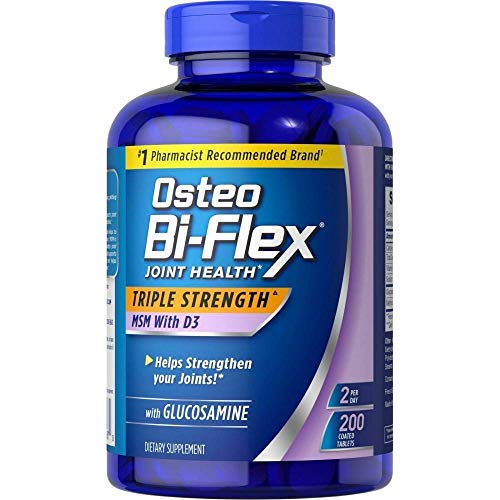 Osteo Bi Osteo Bi Flex Supplement Glucosmine 1500 Mg Vitamin D 1000IU (200Count), 200Count 1 Pack