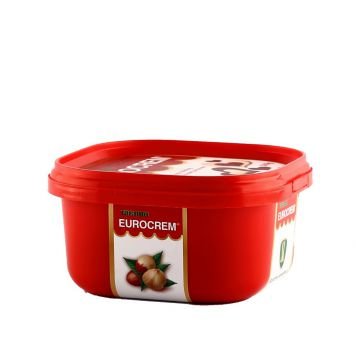 Takovo Eurocrem Milk and Hazelnut Cocoa Spread 17.63oz, 500g (Pack of 2)