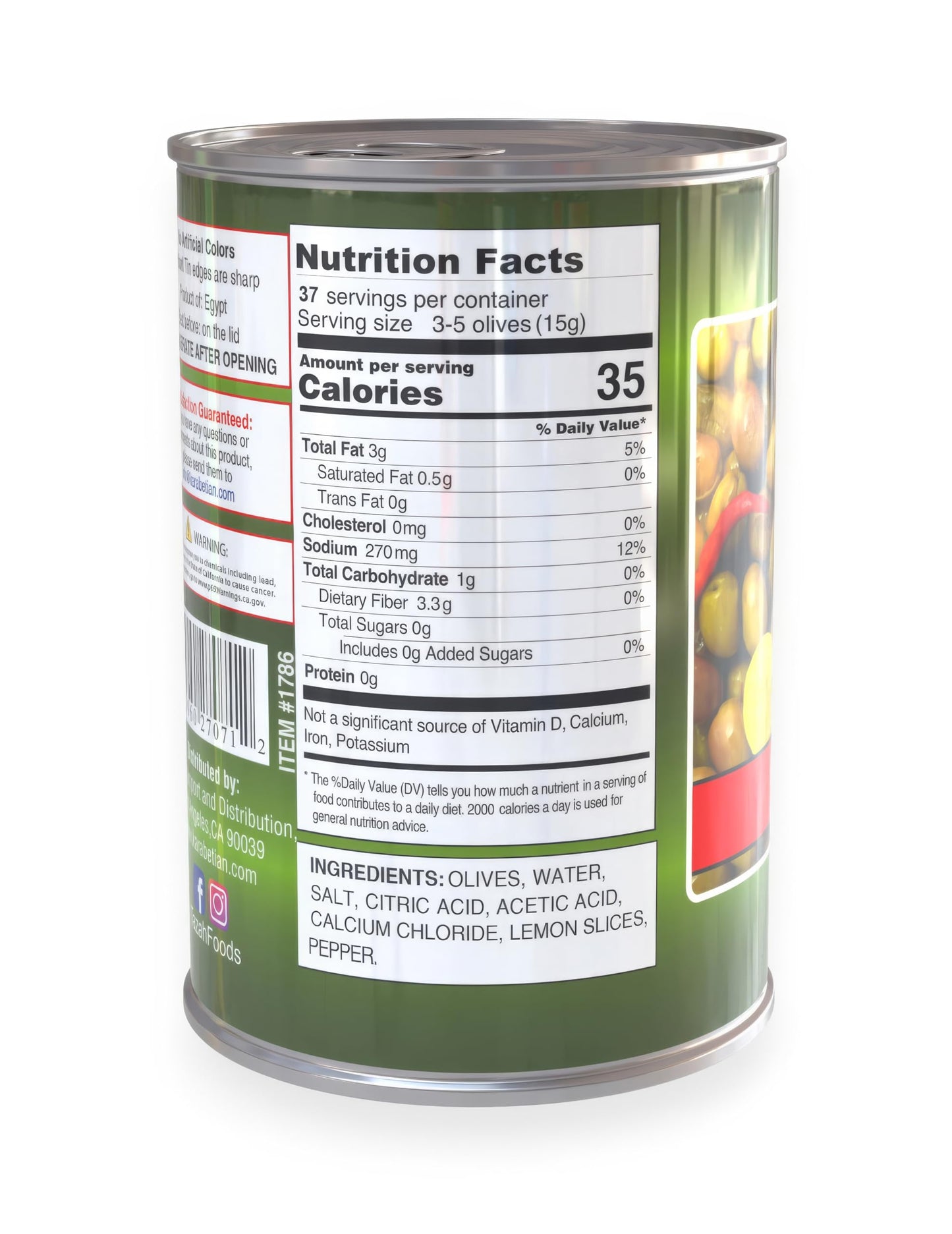 Tazah Spicy Cracked Olives (1.23 Pound)