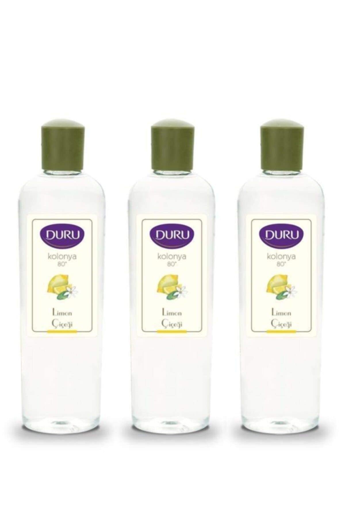 Duru Lemon Cologne 200 ml Pack of 3 (6.76 Ounce), Agua de Colonia , Colonia casera, Eau de Cologne (Unisex) For daily use, in the office, at home or travel