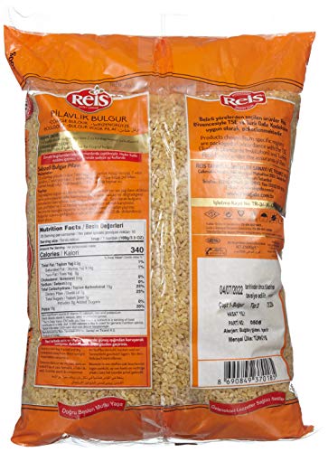 Reis Bulgur (Coarse Bulgur Cracked Wheat) 5 lb