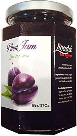 Livada Romanian Plum Jam -13oz( 370g) PACK of 2 Gem de Prune