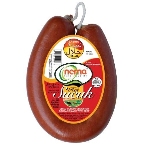 Nema Halal Ring Hot Soudjouk (Acili Sucuk) 16oz