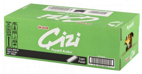 Ulker Cizi Cracker 63 gram Lot of 24