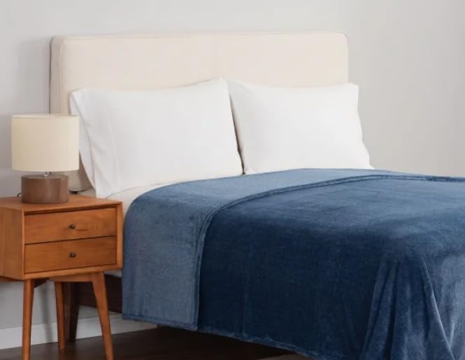 Berkshire Blanket & Home Co. Extra Plush |King | 284 cm x 234 cm |112 in. x 92 in. | Blue
