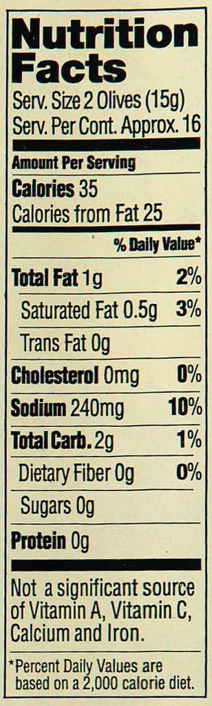 Black Olives in Brine, 16 Ounces (Pack of 6)