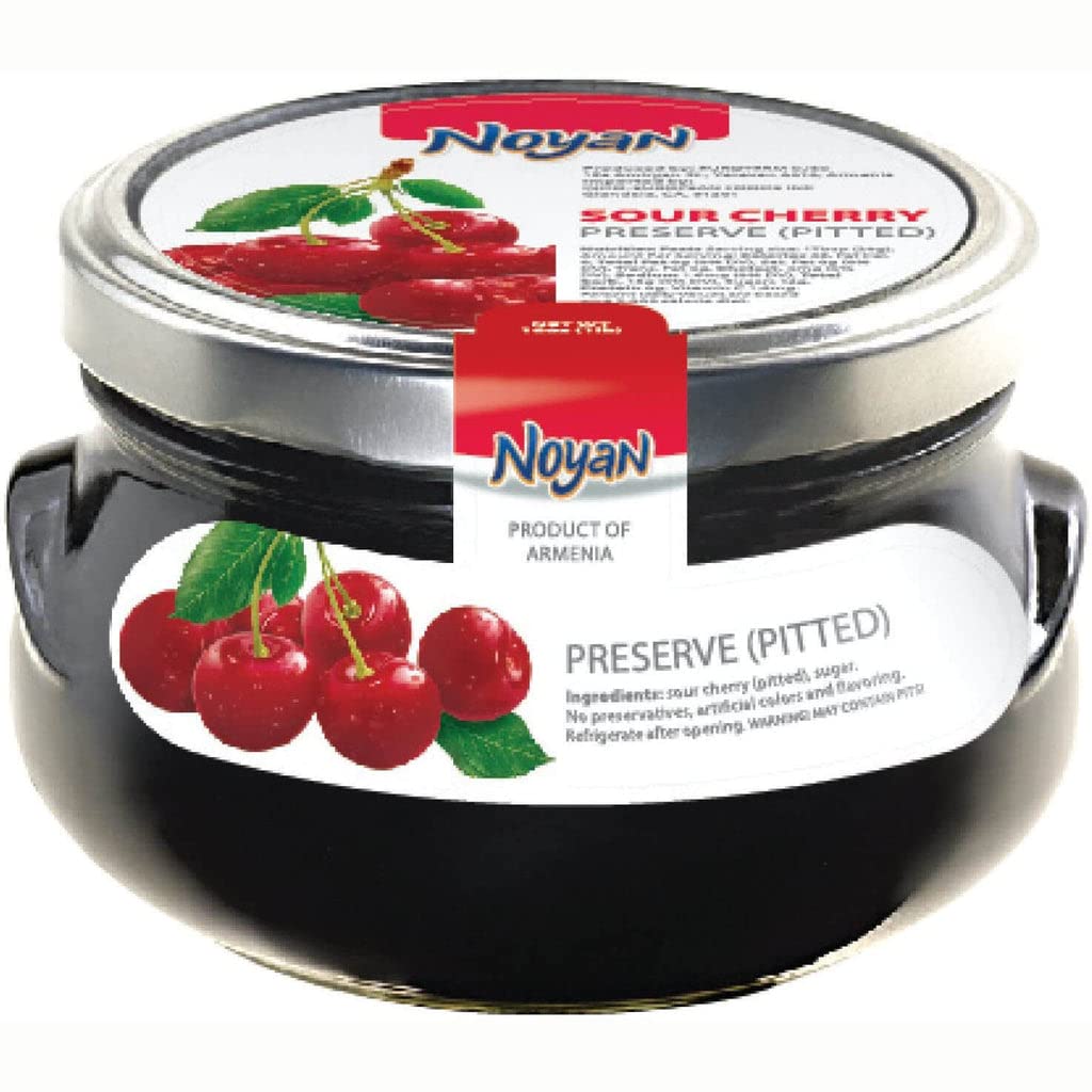 Noyan Sour Cherry preserve Pitted, 16 oz