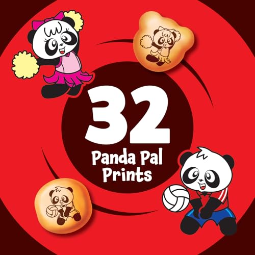 Meiji Hello Panda Cookies, Chocolate Crème Filled - 32 Count, 0.75oz Packages - Bite Sized Cookies with Fun Panda Sports