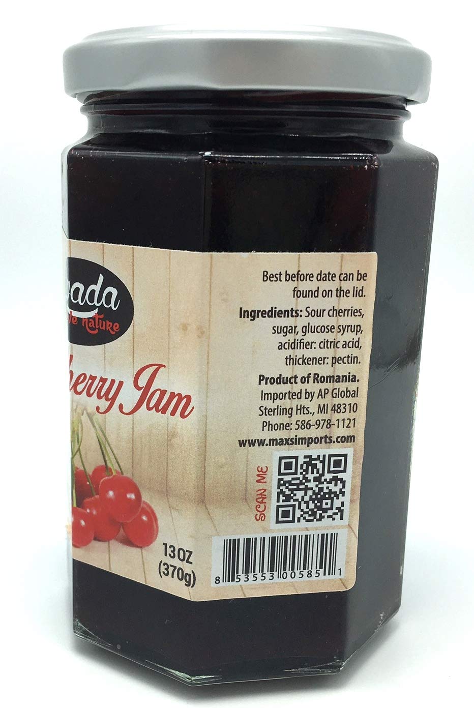 Livada Sour Cherry Jam 13oz (370g) (2)