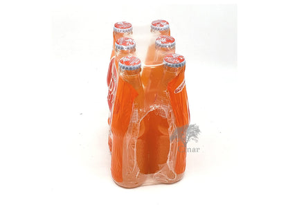 Uludag Legendary Orange Flavored Carbonated Soft Drink - Portakal Efsane Gazoz - 6 Pack (8.4 oz / 250 ml)