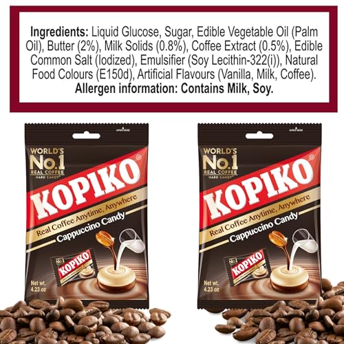 Kopiko Cappuccino Candy 4.23 Oz  2 Packs