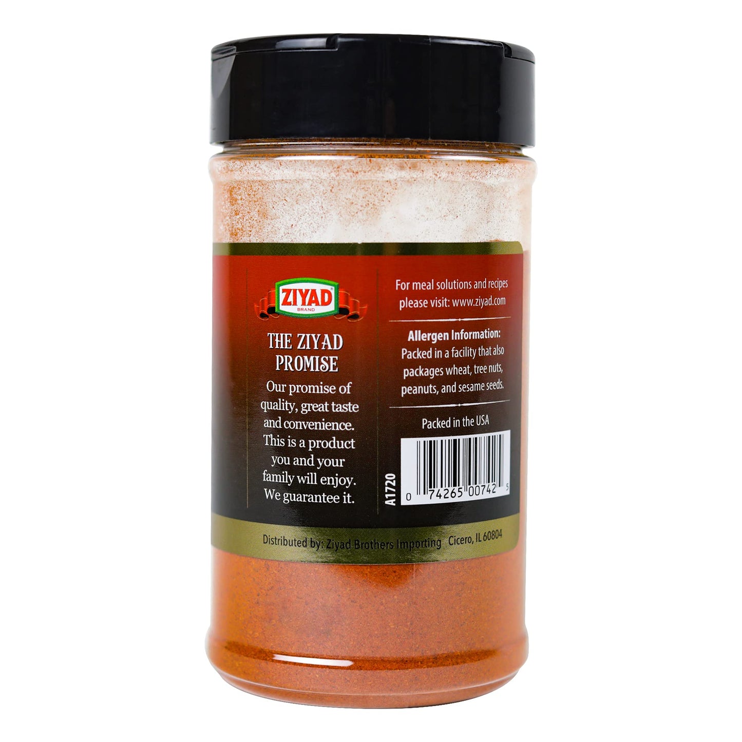 Ziyad Shaker Spice Blend, Flavorful Spices, No Additives, No Preservatives, No Salt, No MSG