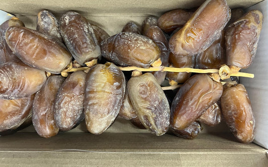Tunisia Algeria Premium Branched Deglet Noor Dates, 2lb,