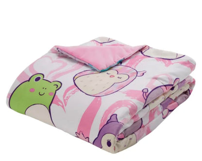 Squishmallows Snuggle Throw 50" x 70"