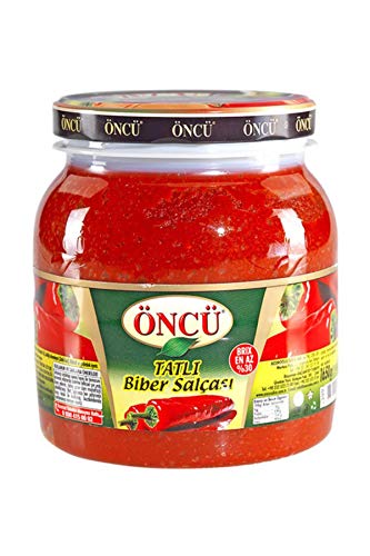 Oncu Traditional and Natural Pastes (Turkish) (Mild Pepper Paste, 1650 Gr / 58.08 Oz)