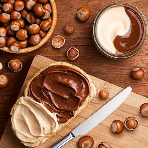Eurocrem Hazelnut Milk and Cocoa Spread 800g