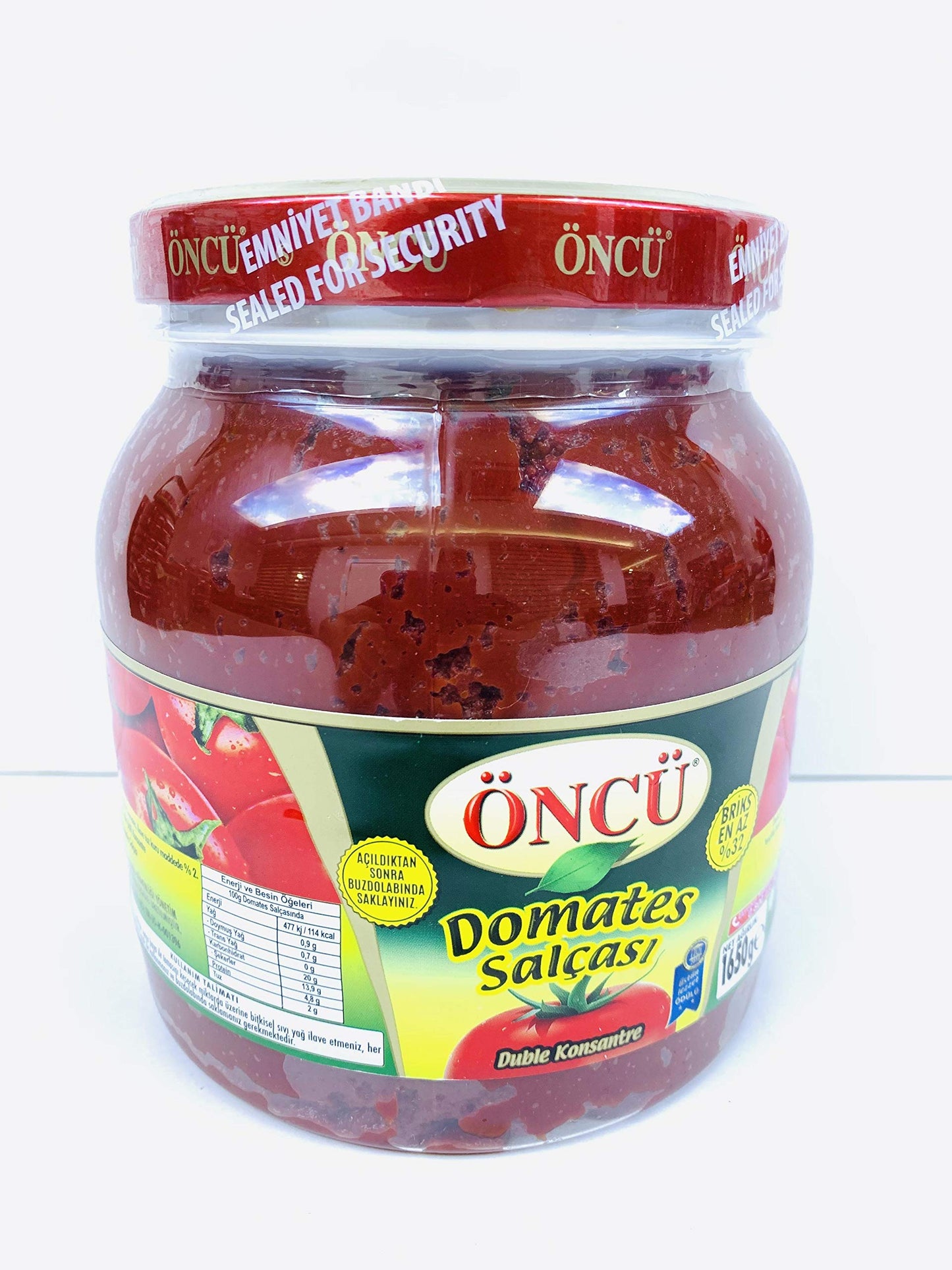 Oncu Traditional and Natural Pastes (Turkish) (Tomato Paste, 1650 Gr / 58.08 Oz)