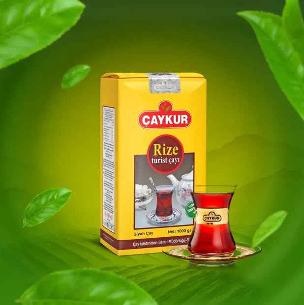 ÇAYKUR Rize Turist Black Tea, Authentic Turkish Loose Leaf Tea, Rich Aroma & Smooth Taste, Daily Rituals & Breakfast tea