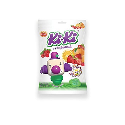Kras Kiki Fruit Chews 100gr (Kiki vocne bombone) 10.5oz, Pack of 3