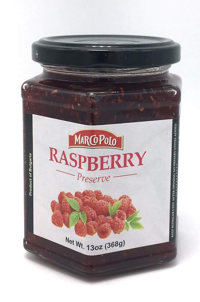 Marcopolo Raspberry Preserve 13oz (368gr net) PACK of 2