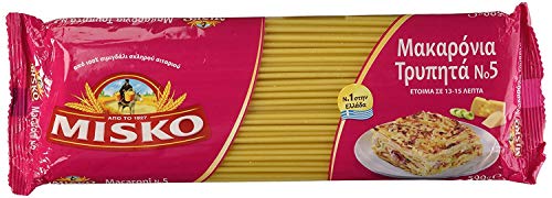 Misko #2 Greek Macaroni Pastitsio Pasta Noodles 500g (5 Pack)