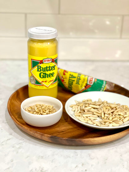 Ziyad Pure Ghee Clarified Butter, Paleo and Keto-Friendly | Lactose and Casein Free | Shelf-Stable, Spreadable, High-Heat Cooking, Roasting, Sautéing, Baking, Coffee,
