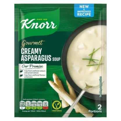 Knorr Gourmet Creamy Asparagus Packet Soup Mix 49g, Pack of 3 (3x1.73oz) Irish recipe