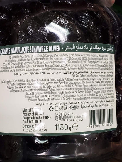 Oncu Kuru Sele Zeytin Dried Black Olive 1kg