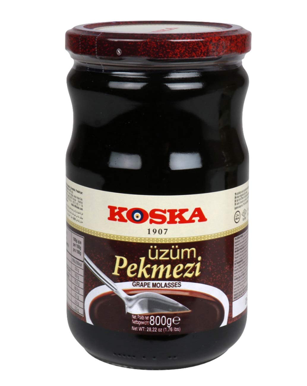 Koska Grape Molasses Turkish 28.22 oz 1.76 Ibs 800 g Glass Jar