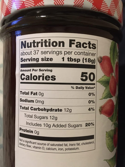 Rose Hip Jam 23.6oz Set of 2*Jars (Each 670g Total 46.12oz)