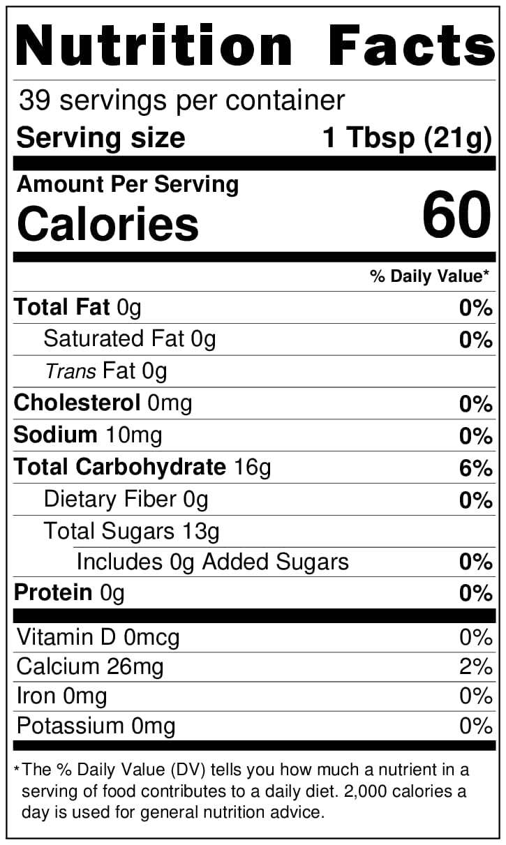 Pure Carob Molasses, Syrup 800g, 28.1oz