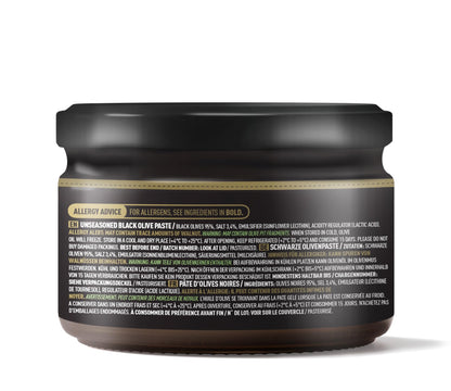 Marmarabirlik, Black Olives Spread, Turkish Olive Paste & Tapenade, Gourmet Mediterranean Flavor, Sandwiches, Crackers, Appetizer, Dips & Salads, Vegan, Kosher, Halal