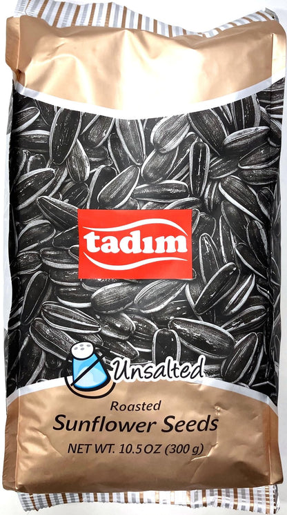 Tadim Unsalted Sunflower Seeds 10.5oz (300g) 2 packs Total 600g