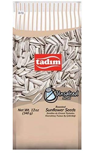 Tadim Unsalted Roasted Sunflower Seeds 12 oz Pack of 2 From Turkey