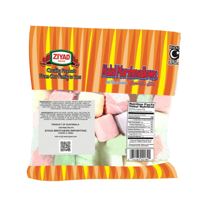 Ziyad Gourmet Halal Marshmallows, Pork-Free, Egg-Free, Dairy-Free, Gluten-Free, Perfect for Holidays and S’mores!