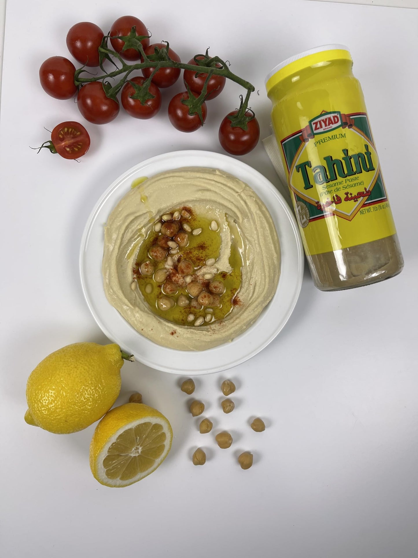 Ziyad Brand Tahini Sesame Paste, No Additives, No Preservatives, Perfect for Pita Bread, Meat, Vegetables and More! 16oz