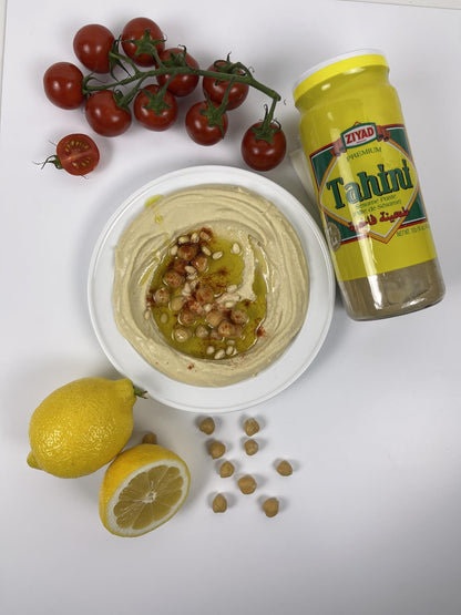 Ziyad Brand Tahini Sesame Paste, No Additives, No Preservatives, Perfect for Pita Bread, Meat, Vegetables and More! 16oz