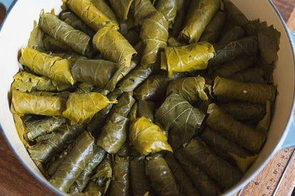 Krinos, Dolmas Stuffed Grape Leaves with Rice, Mediterranean Herbs in Sunflower Oil – Super Tasty Ready to Eat Vegan Rolls - Traditional Turkish Recipe – Dolmades Can (1)