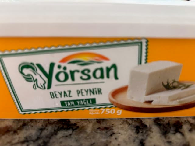 Yorsan Whole Fat Classic Feta Cheese 26.4 oz (Yorsan Tam Yagli Beyaz Peynir 750g)