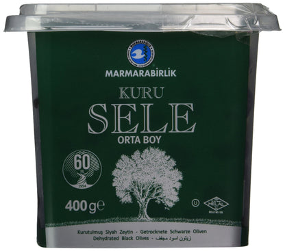 Marmarabirlik Dry Cured Black Olives, Turkish Dried Natural Olives, Gourmet Mediterranean Flavor, Perfect for Salads, Mezze & Breakfast, Vegan, Kosher, Halal, Snack Packs