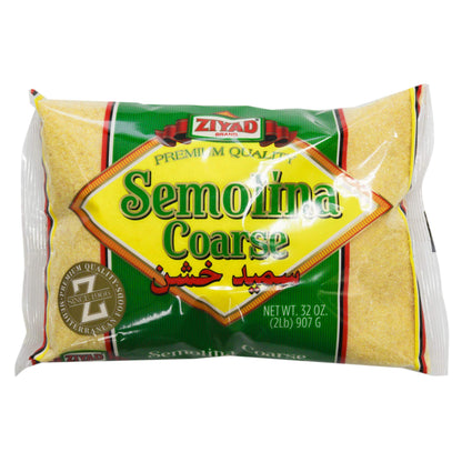 Ziyad Semolina Wheat, Smeed, Semolina Flour, Perfect for Stews, Soups, Gravy, Baking Breads, Biscuits, Pizza Crust with Low Fat, High Protein, High Fiber