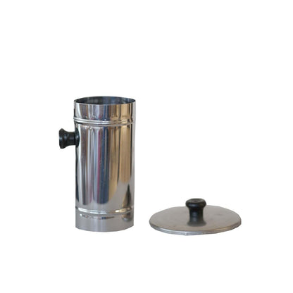 semaver turkish samovar sözenler brand chrome 2,5 L./85 Oz free energy water heater and tea maker for boat camping hiking hunting yachting Tea Kettle (aluminum teapot is included)