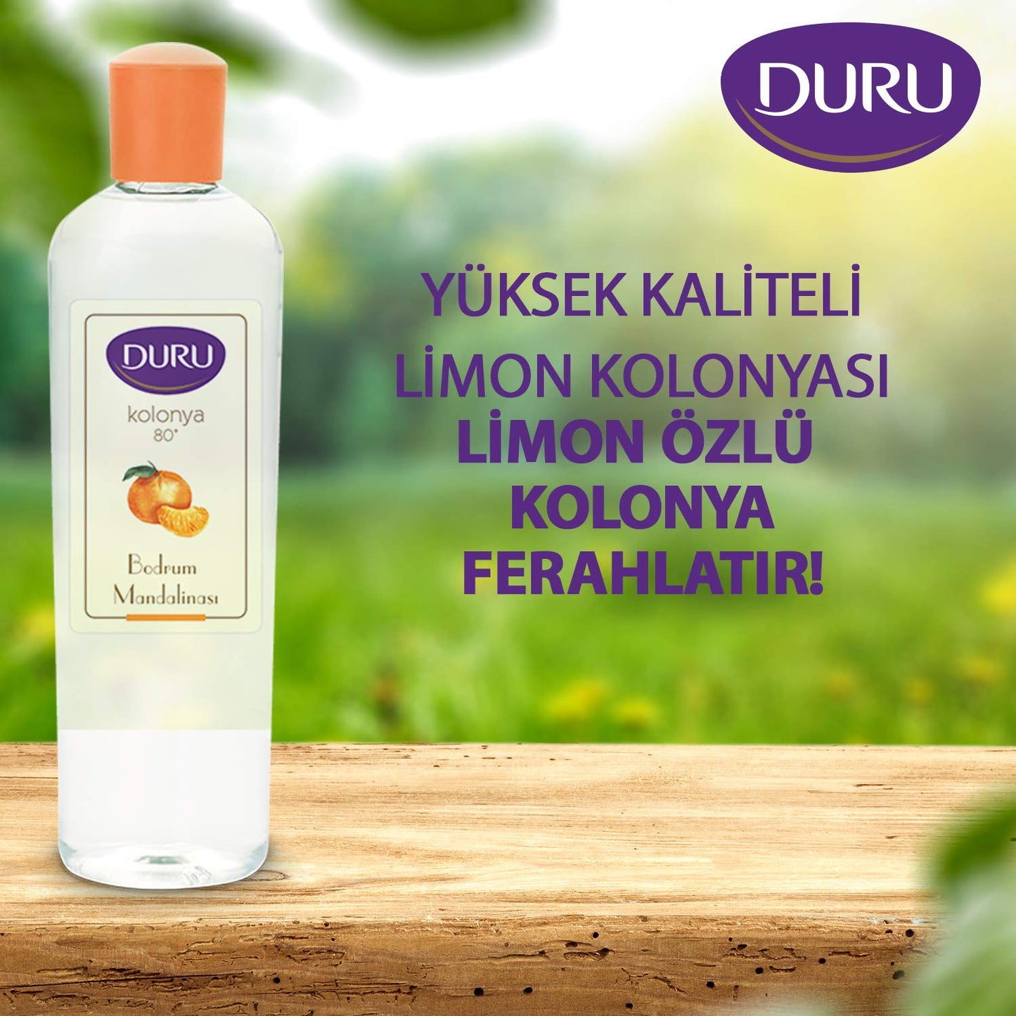 Duru Mandarin Cologne 400 ml, Turkish
