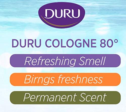 Duru Lemon Cologne 400 ml Pack of 1 (13.52 Ounce) Agua de Colonia , Colonia casera, Eau de Cologne (Unisex) For daily use, in the office, at home or travel
