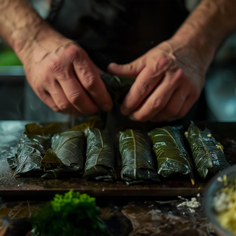 Krinos Grape Leaves in a Jar - Gourmet Leaves Premium Quality