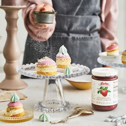 D’arbo All-Natural Strawberry Fruit Spread, 16 oz (2 Pack) | Crafted Tradition | Pure Fruit Flavor No Artificial Preservatives—Ensuring a Naturally Sweet and Flavorful Spread.