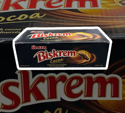 Biskrem Cocoa[Biscuits With Cocoa Cream Filling][Pack of 24]