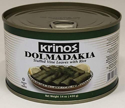 Krinos, Dolmas Stuffed Grape Leaves with Rice, Mediterranean Herbs in Sunflower Oil – Super Tasty Ready to Eat Vegan Rolls - Traditional Turkish Recipe – Dolmades Can (2)