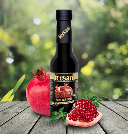 Fersann%100 Pomagranete Sour SET of 2 Nar Eksisi 11.6oz (330g -Glass Bottle)